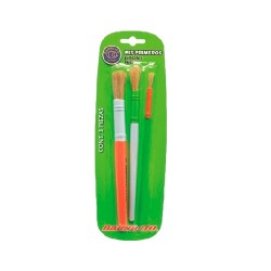 PINCEL ESCOLAR 3PZ-BARRILITO-PINCEL