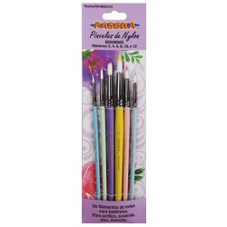 PINCELES DE NYLON 6PZ-PASCUA-PINCEL