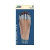 PINCELES REDONDOS SINTETICOS 12PZ-MECANORMA-PINCEL