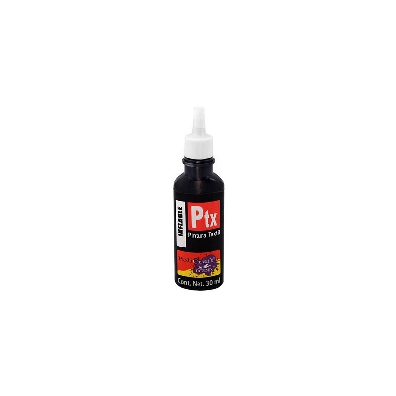 PINTURA TEXTIL INFLABLE 30ML-POLICRAFT-PINTURA ESCOLAR