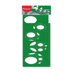 PLANTILLA ELIPSES  #21 PLASTICA PROF VDE-MAPED-PLANTILLA