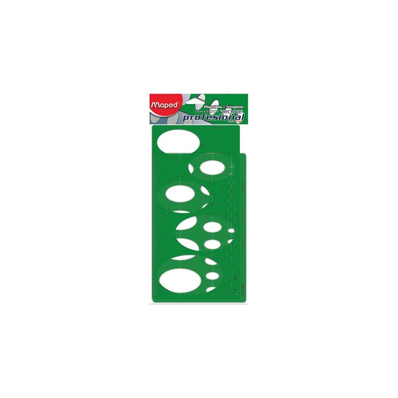 PLANTILLA ELIPSES  #21 PLASTICA PROF VDE-MAPED-PLANTILLA