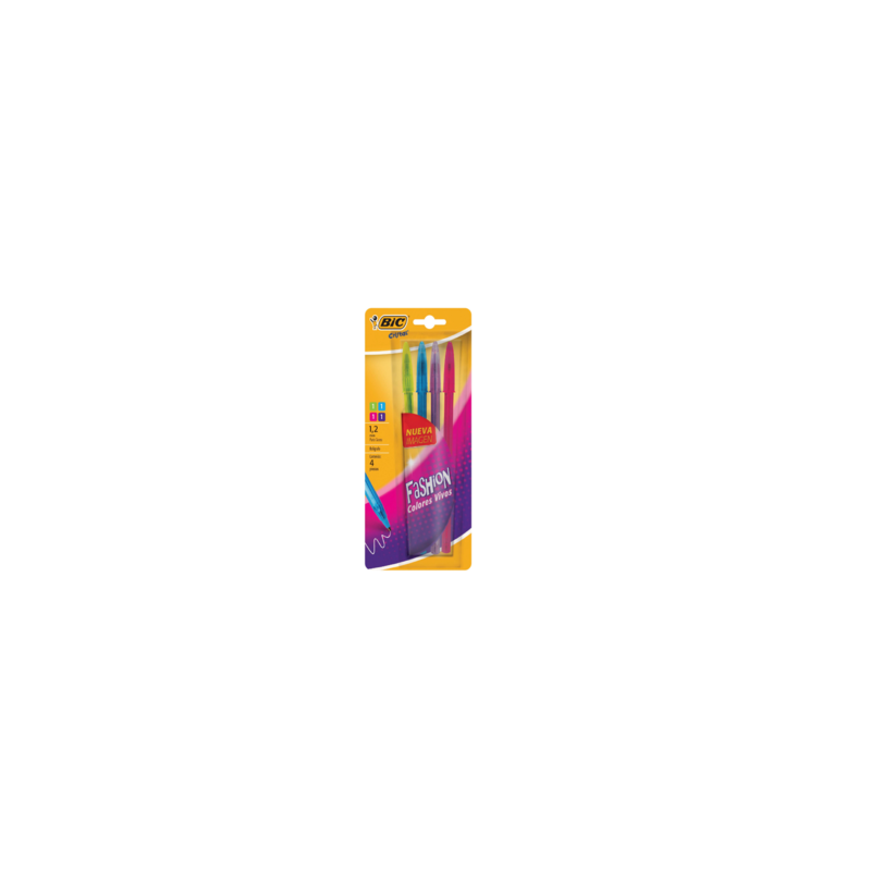 BOLIGRAFO CRISTAL FASHION 4PZ-BIC-BOLIGRAFO