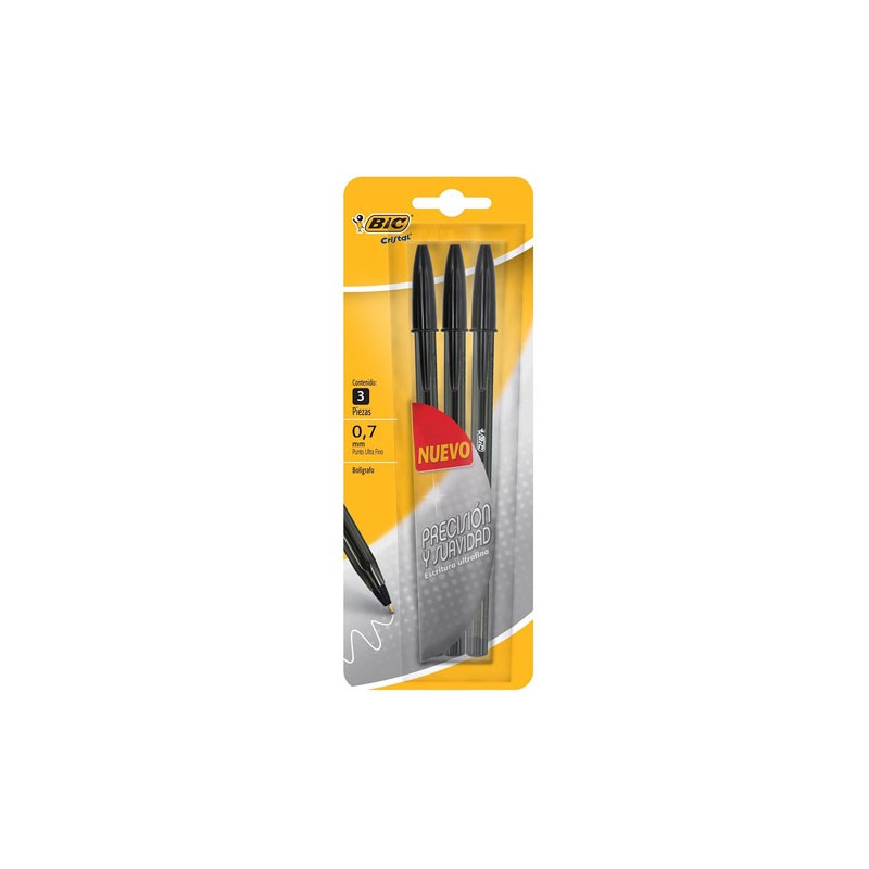 BOLIGRAFO CRISTAL PRECISION FINO 3PZ-BIC-BOLIGRAFO