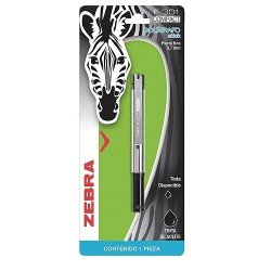BOLIGRAFO COMPACTO PUNTO FINO F-301 NEGRO-ZEBRA-BOLIGRAFO