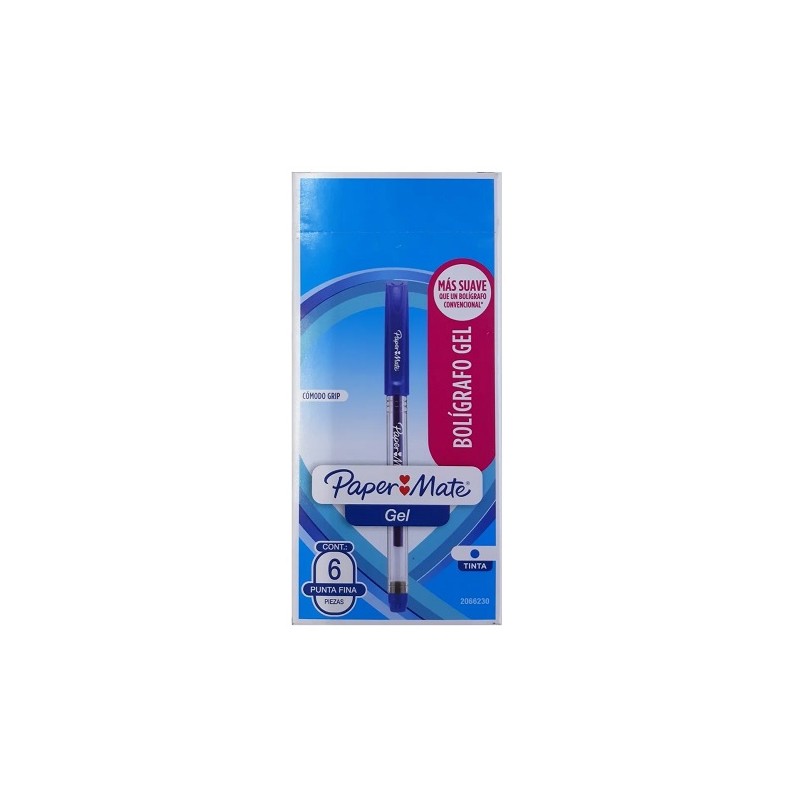BOLIGRAFO GEL 6PZ-PAPER MATE-BOLIGRAFO