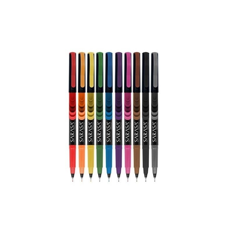BOLIGRAFO ROLLER GEL 5 NEON Y 5 GLITTER-ZEBRA-BOLIGRAFO