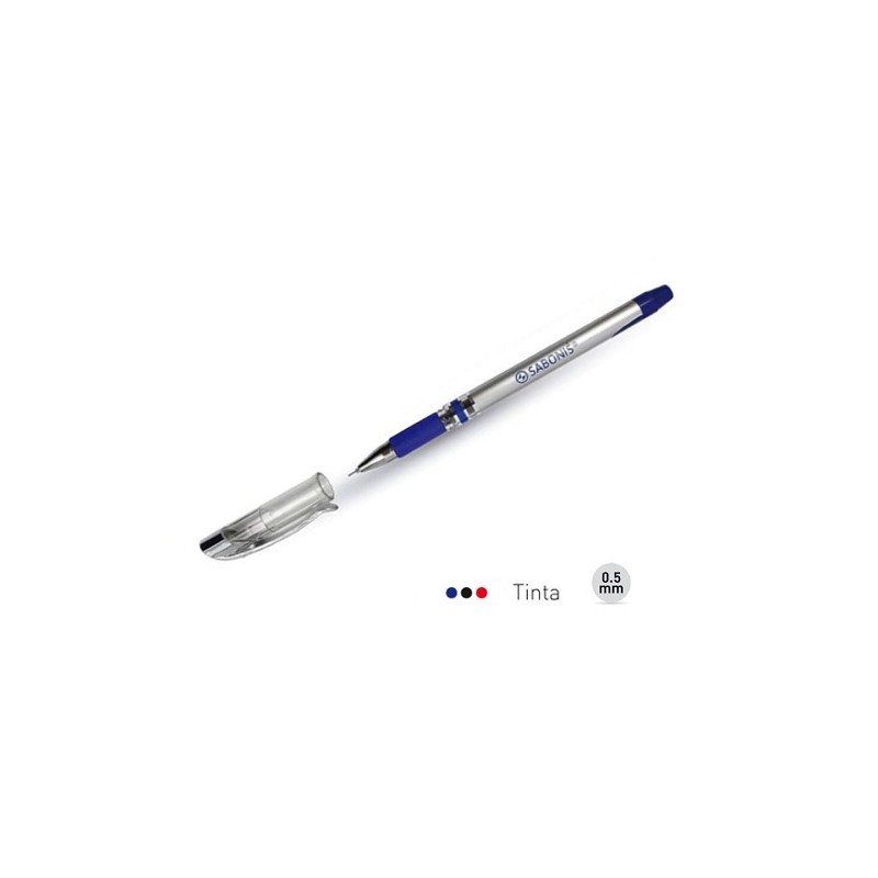 BOLIGRAFO ROLLER GEL NEGRO/AZUL/ROJO 3PZ-SABONIS-BOLIGRAFO