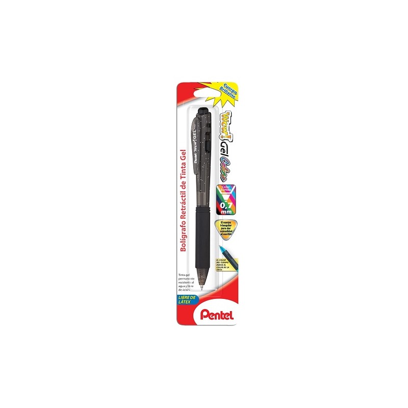 BOLIGRAFO WOW GEL COLORS 0.7MM NGO-PENTEL-BOLIGRAFO