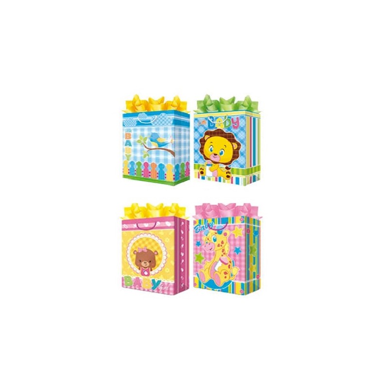 BOLSA HOLOGRAFICA TRANSPARENTE CHICA-JANEL-BOLSA/CAJA DE REGALO