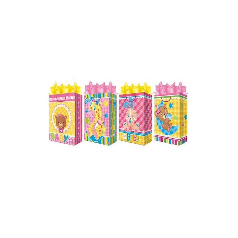 BOLSA HOLOGRAFICA TRANSPARENTE GRANDE-JANEL-BOLSA/CAJA DE REGALO