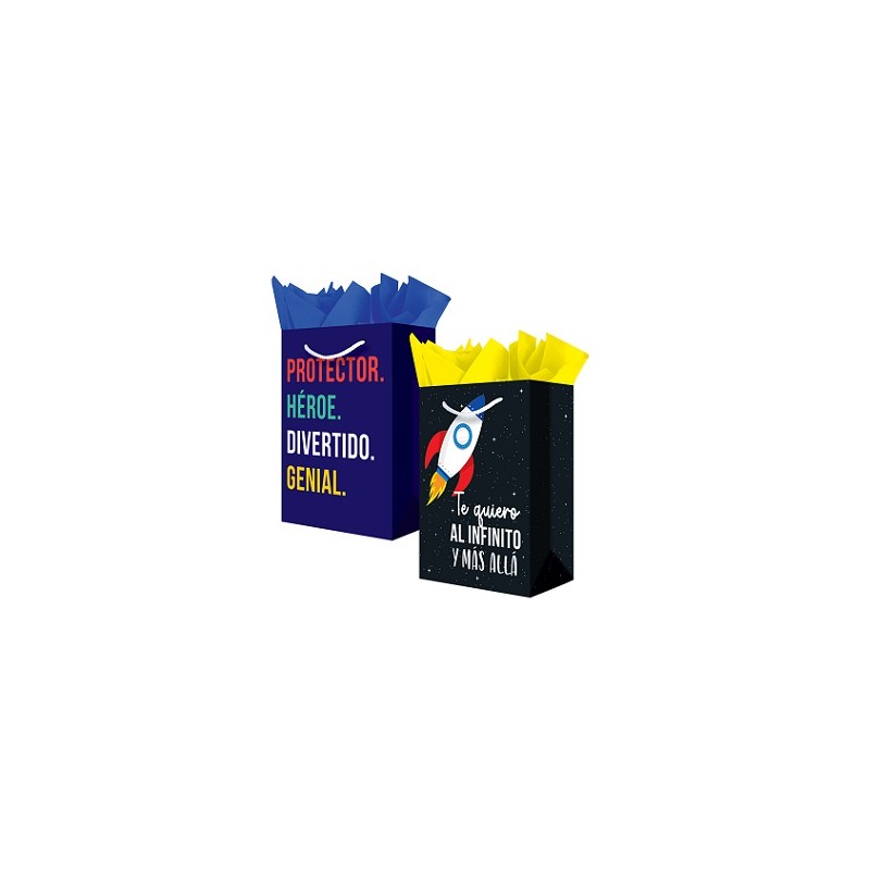 BOLSA PARA REGALO CHICA 22.5X14X7.5CM-GRANMARK-BOLSA/CAJA DE REGALO