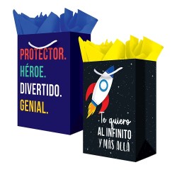 BOLSA PARA REGALO GRANDE 36.5X24X10CM-GRANMARK-BOLSA/CAJA DE REGALO
