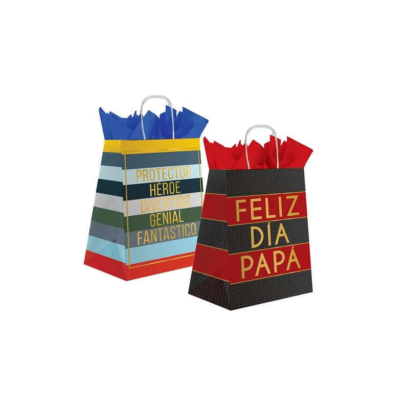 BOLSA REGALO GRANDE BOND C/A  24X10.X36.5CM-GRANMARK-BOLSA/CAJA DE REGALO