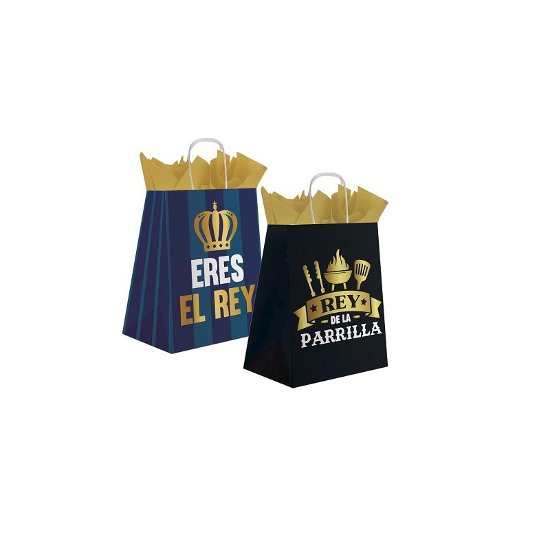 BOLSA REGALO MEDIANA  BOND C/A 20X10.5X23.5CM-GRANMARK-BOLSA/CAJA DE REGALO