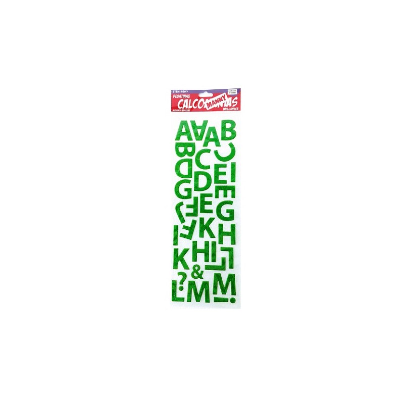 CALCOMANIA TGMY LETRAS-MANNY-CALCOMANIA