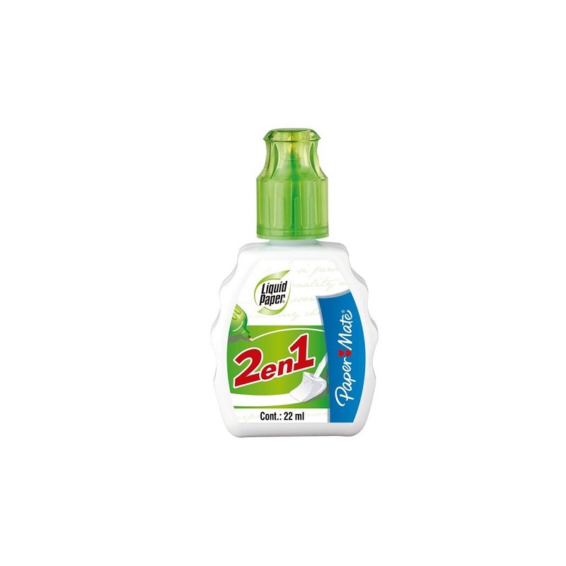 CORRECTOR LIQUIDO 2EN1 LIQUID PAPER 22ML-PAPER MATE-CORRECTOR