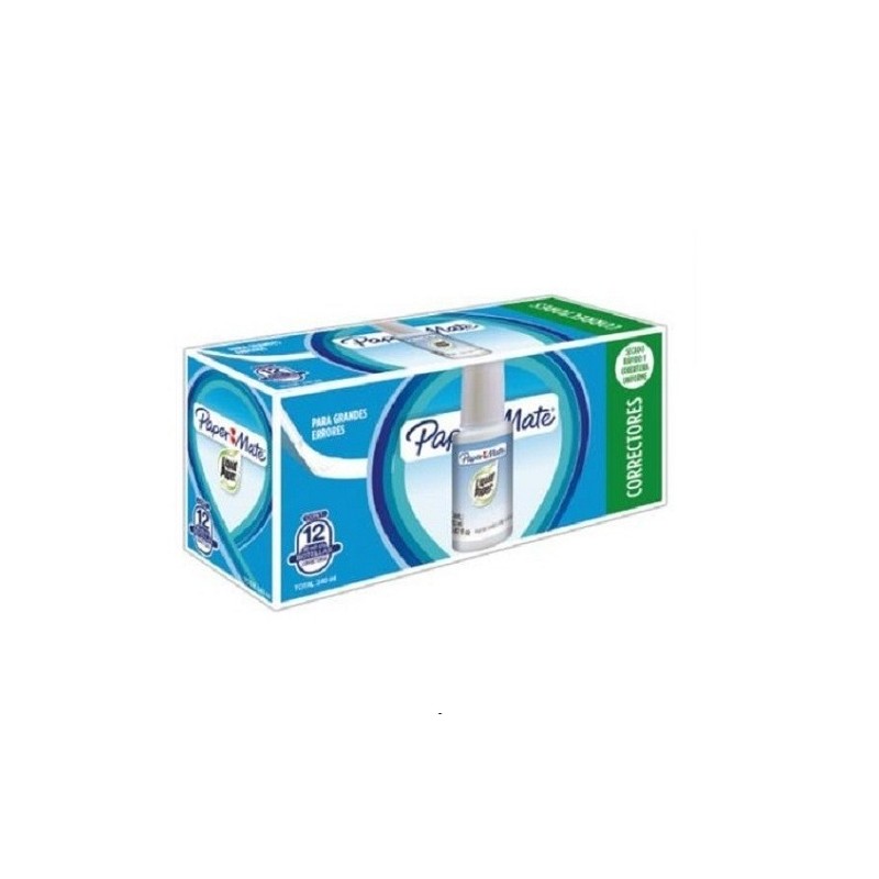 CORRECTOR LIQUIDO L.PAPER 22ML 12PZ-PAPER MATE-CORRECTOR