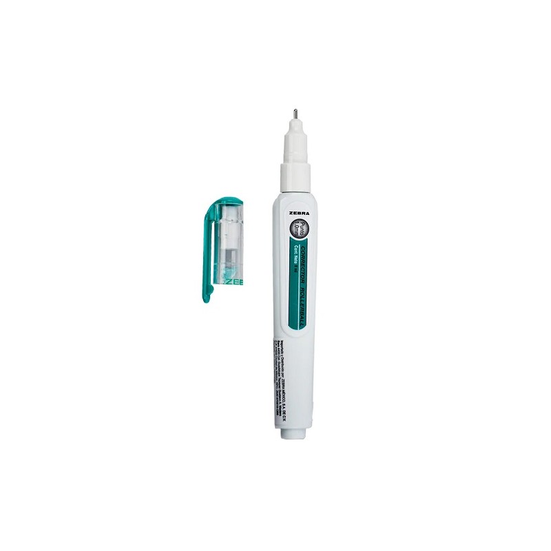 CORRECTOR LIQUIDO ROLERBALL 1.0MM 20PZ-ZEBRA-CORRECTOR