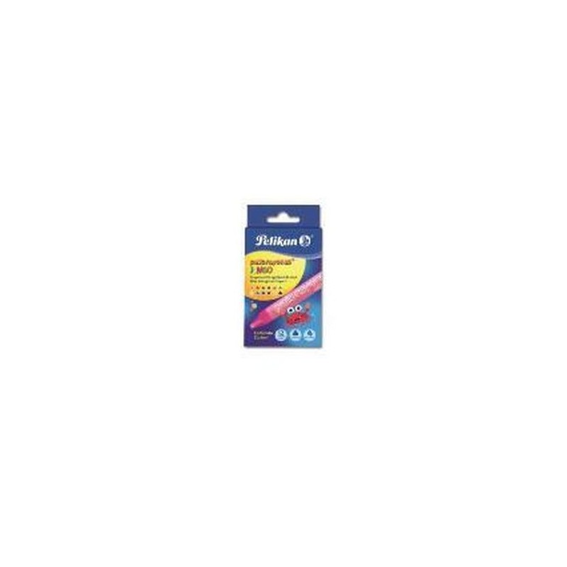 CRAYON CERA JUMBO TRIANGULAR 12PZ-PELIKAN-CRAYONES