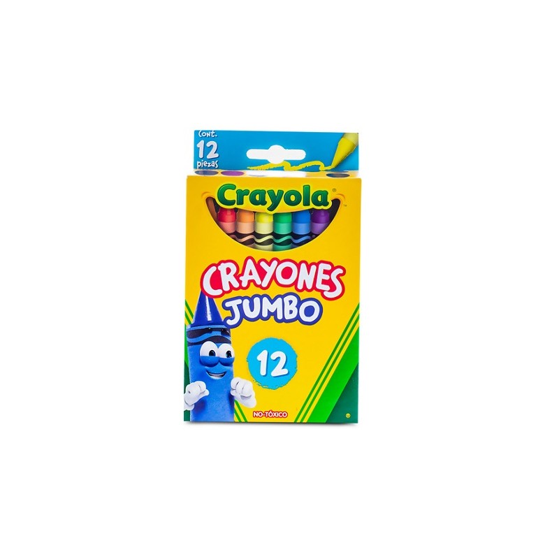 CRAYON CERA JUMBO 12PZ-CRAYOLA-CRAYONES