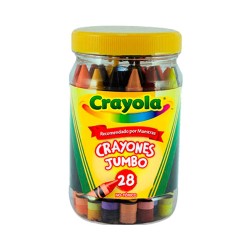 CRAYON CERA JUMBO 28PZ-CRAYOLA-CRAYONES