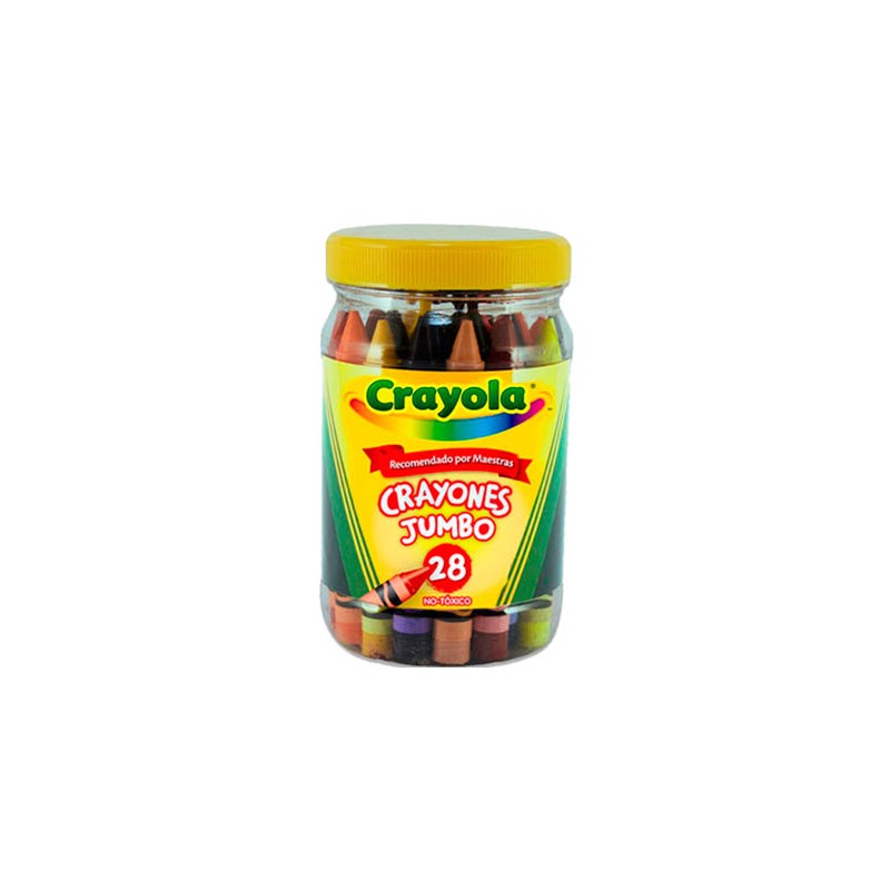 CRAYON CERA JUMBO 28PZ-CRAYOLA-CRAYONES