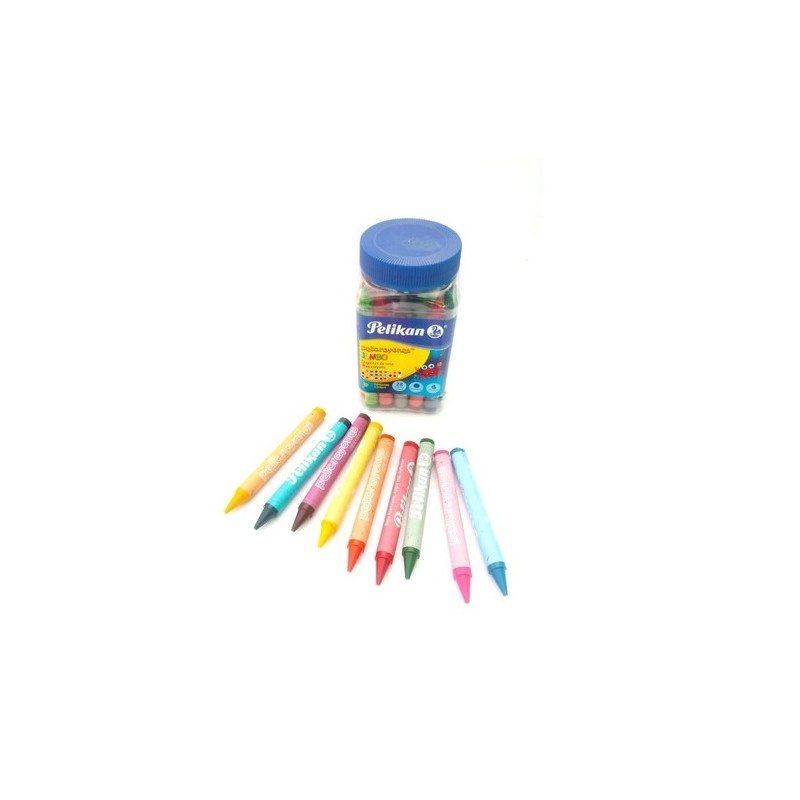 CRAYON CERA JUMBO 28PZ-PELIKAN-CRAYONES