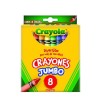 CRAYON CERA JUMBO 8PZ-CRAYOLA-CRAYONES