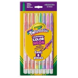 CRAYON EXTREMOS NEON TWISTEABLES 8PZ-CRAYOLA-CRAYONES