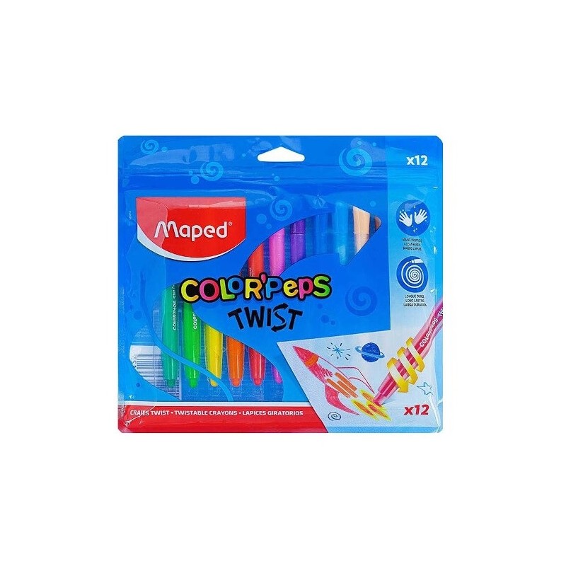 CRAYONES TWIST -MAPED-CRAYONES