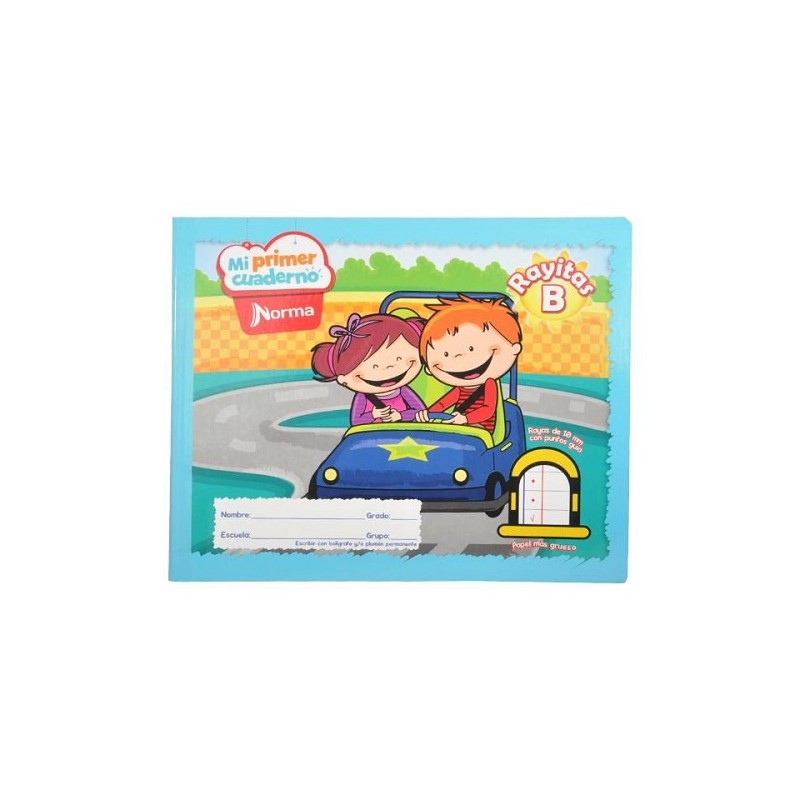 CUADERNO ITALIANO COSIDO MI PRIMER CUADERNO RAYITAS 72H-NORMA-BLOCK O CUADERNOS