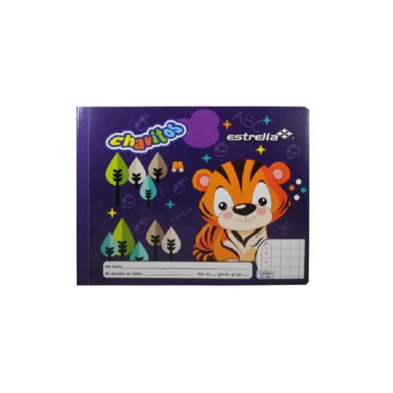 CUADERNO ITALIANO COSIDO PREESCOLAR COSIDO 72H-ESTRELLA-BLOCK O CUADERNOS