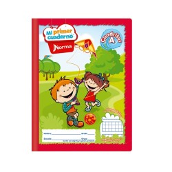 CUADERNO PROFESIONAL COSIDO MI PRIMER CUADERNO CUADRITOS  "A" 50H-NORMA-BLOCK O CUADERNOS