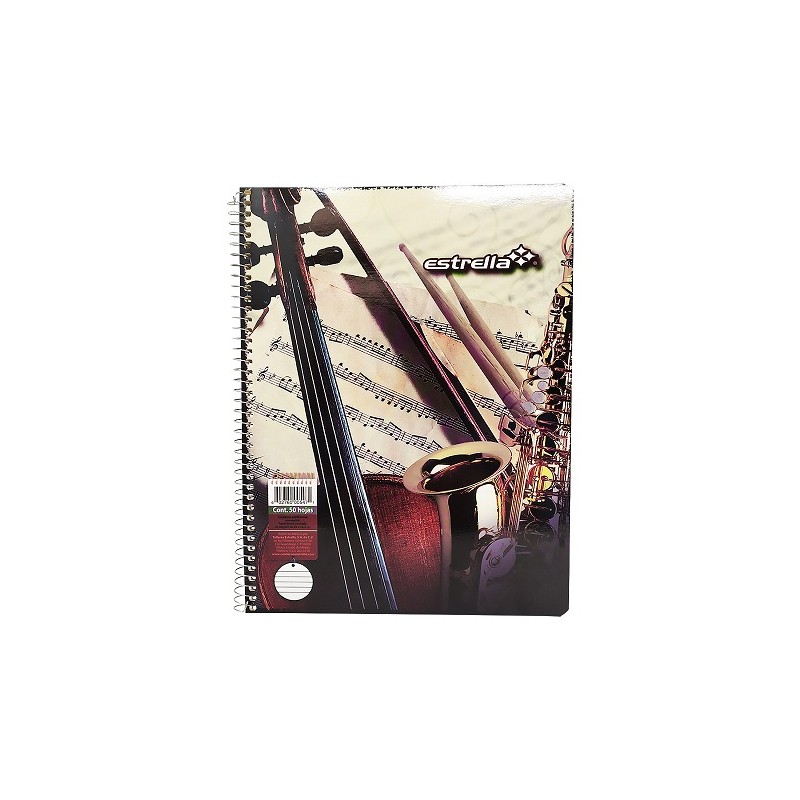 CUADERNO PROFESIONAL PAUTADO 50H-ESTRELLA-BLOCK O CUADERNOS