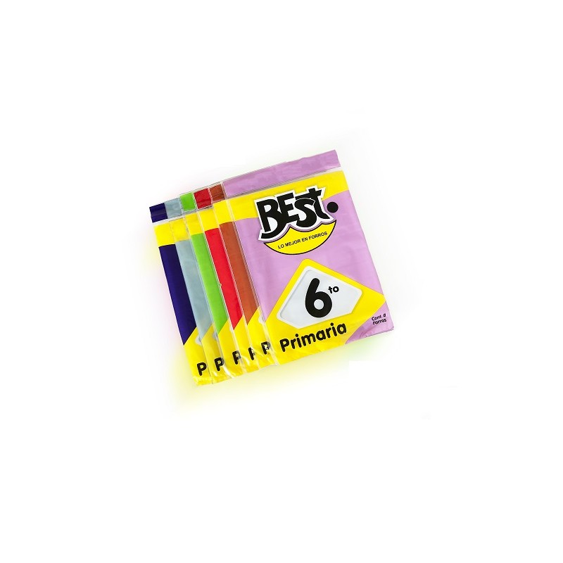 FORRO PARA LIBROS DE TEXTO 6° PRIMARIA-BEST-FORRO