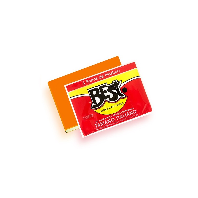 FORRO PARA CUADERNO ITALIANO BEST 3PZ-BEST-FORRO