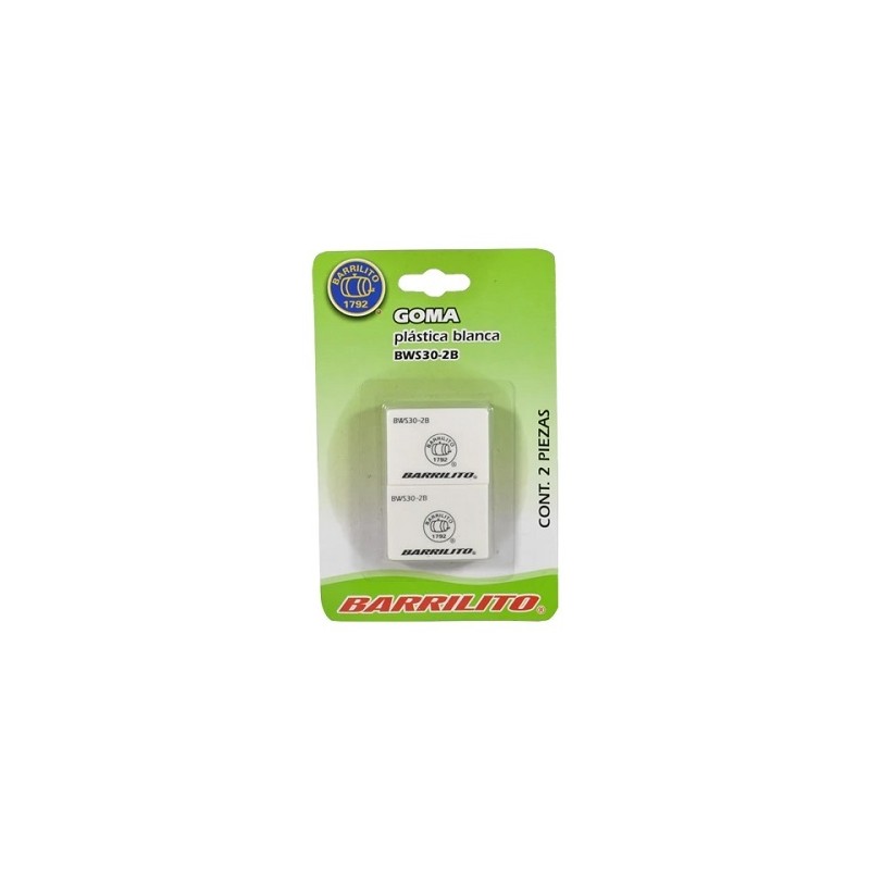 GOMA BLANCA SINTETICA 2PZ-BARRILITO-GOMA