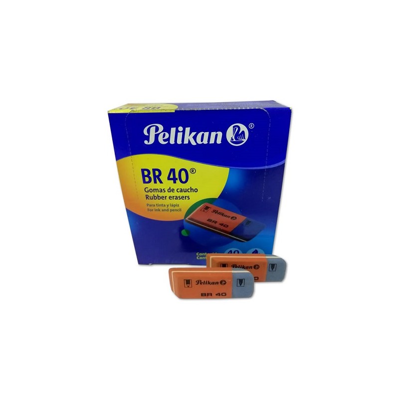 GOMA BR40 DE CAUCHO 40PZ-PELIKAN-GOMA