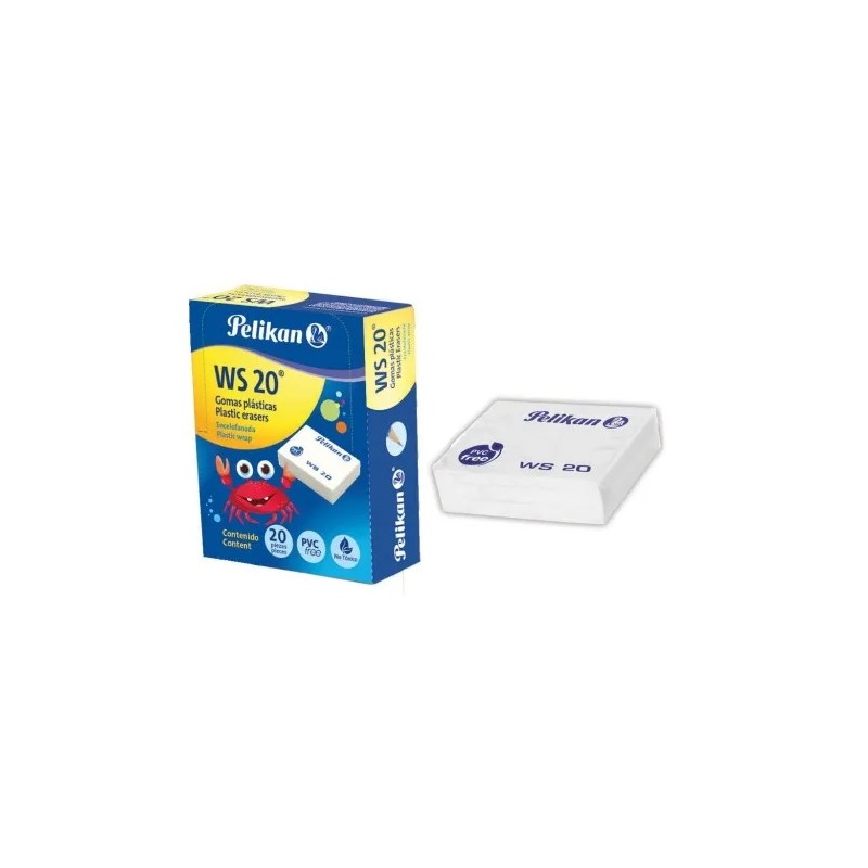 GOMA WS20 SINTETICA 20PZ-PELIKAN-GOMA
