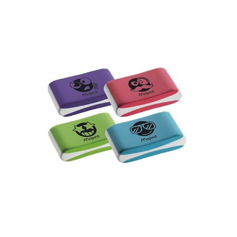 GOMA ESSENTIALS SOFT COLOR SINTETICA 6PZS -MAPED-GOMA