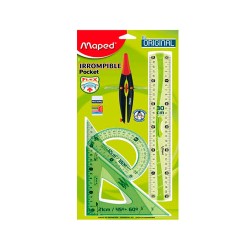 JUEGO DE GEOMETRIA IRROMPIBLE CON COMPAS-MAPED-JUEGO DE GEOMETRIA