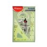 JUEGO DE GEOMETRIA IRROMPIBLE STOP CON COMPAS-MAPED-JUEGO DE GEOMETRIA