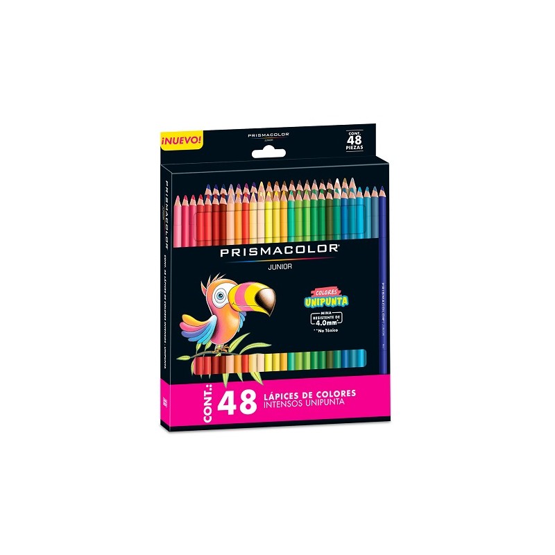 LAPICES DE COLORES PRISMACOLOR JR 48 PIEZAS-PRISMACOLOR-LAPIZ D/COLOR ESCO.