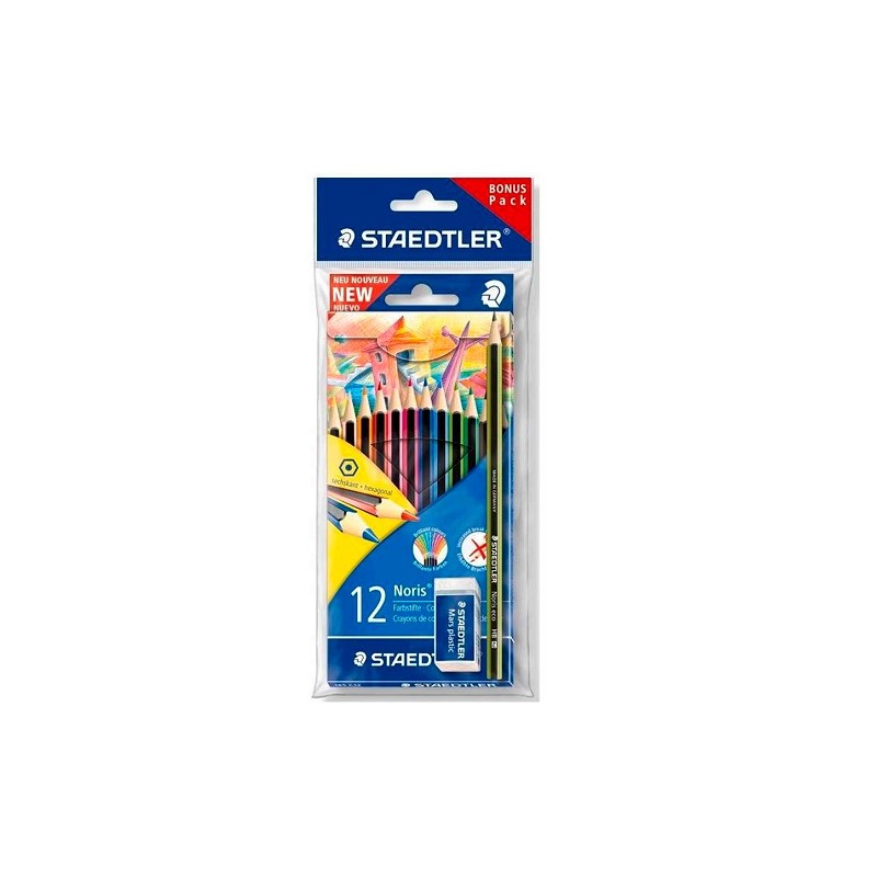 LAPICES DE COLORES 12 PZAS-STAEDTLER-LAPICES DE COLOR