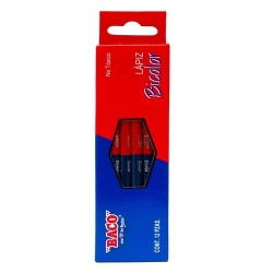 LAPIZ BICOLOR BACO 12PZ-BACO-LAPIZ D/COLOR ESCO.