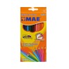 LAPIZ DE COLOR LARGO 12PZ-MAE-LAPIZ D/COLOR ESCO.