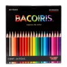 LAPIZ DE COLOR LARGOS  BACOIRIS 24PZ-BACO-LAPIZ D/COLOR ESCO.