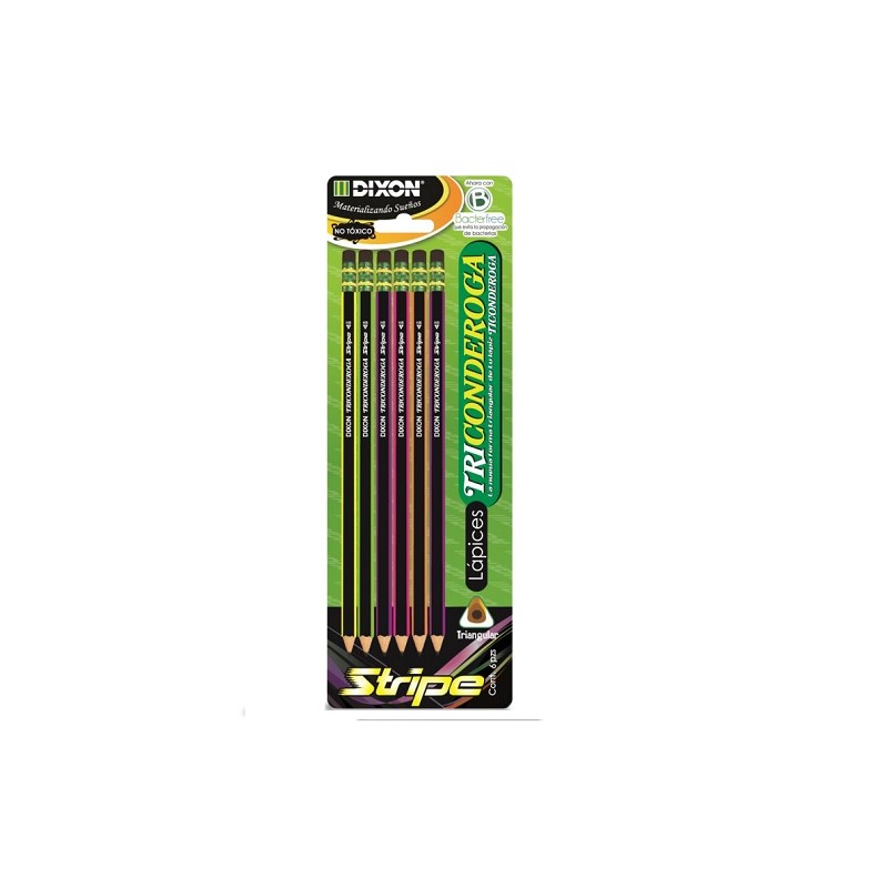 LAPIZ DE GRAFITO TRICONDEROGA #2 6 PZ-DIXON-LAPIZ