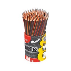 LAPIZ DE GRAFITO #2 BLACK PEPS TRIANGULAR 72PZ-MAPED-LAPIZ